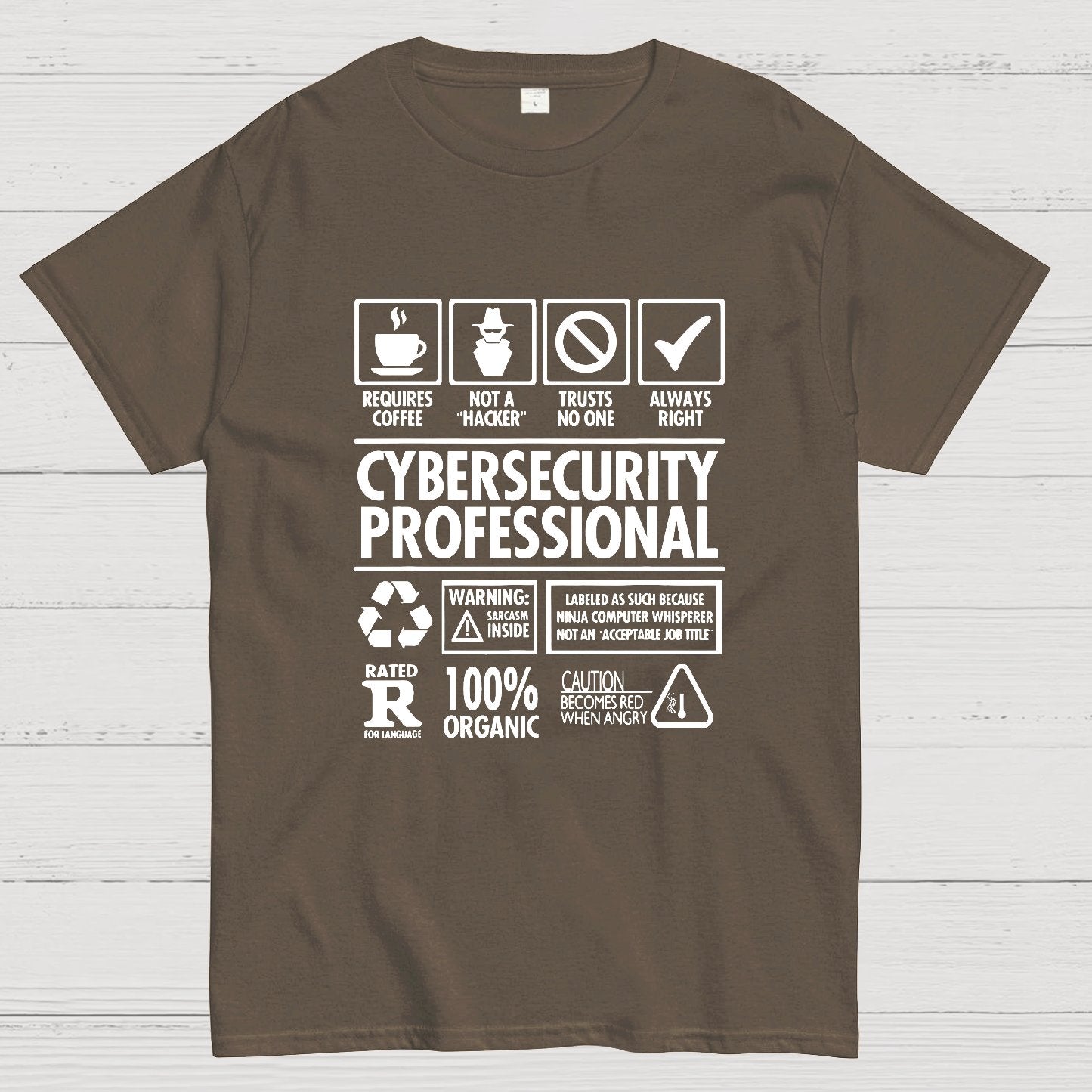 Cybersecurity Professional Geeky T-Shirt
