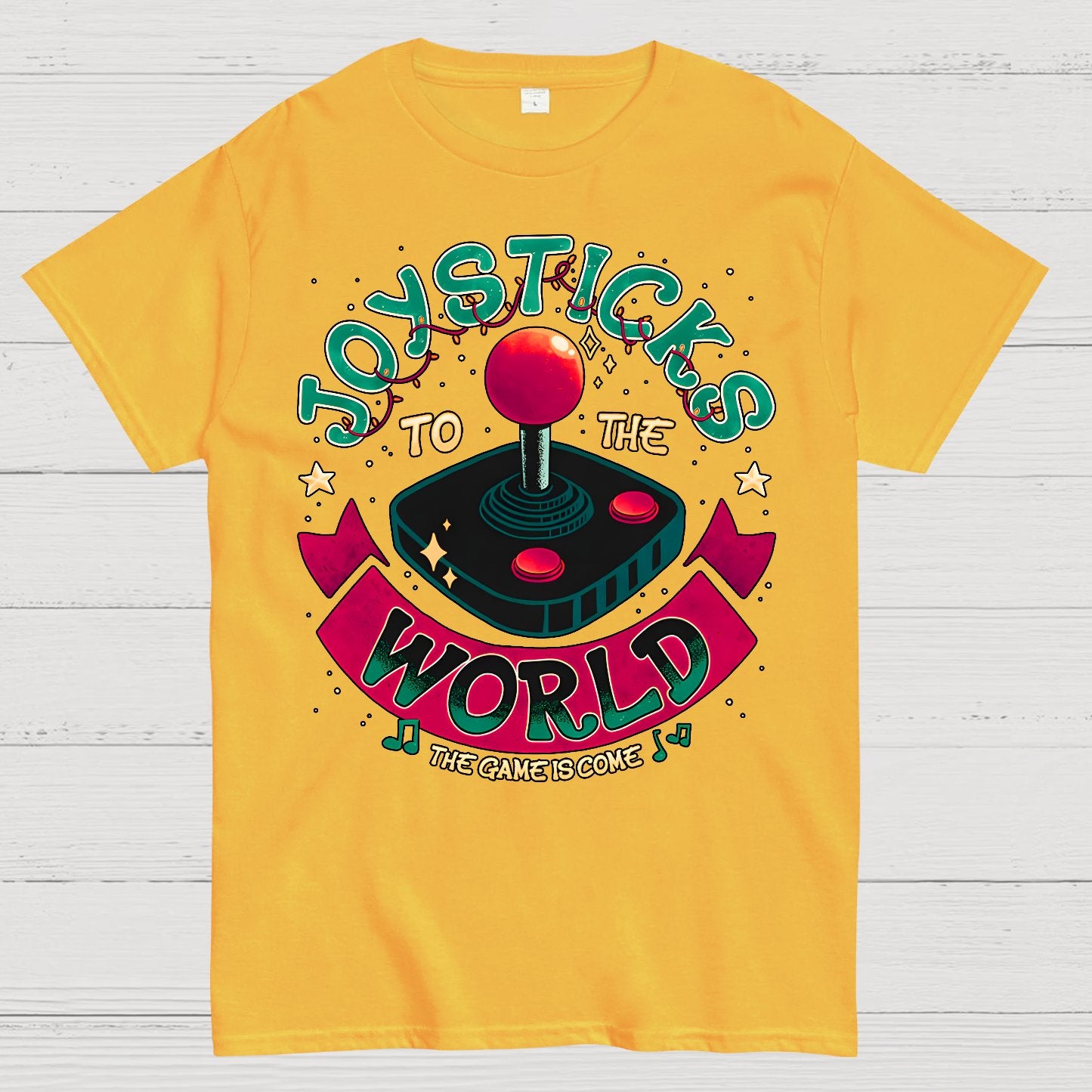 Joysticks To The World Geek T-Shirt