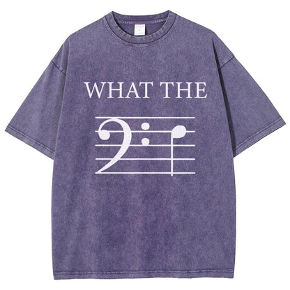 What The F (Bass) Vintage Distressed T-shirt