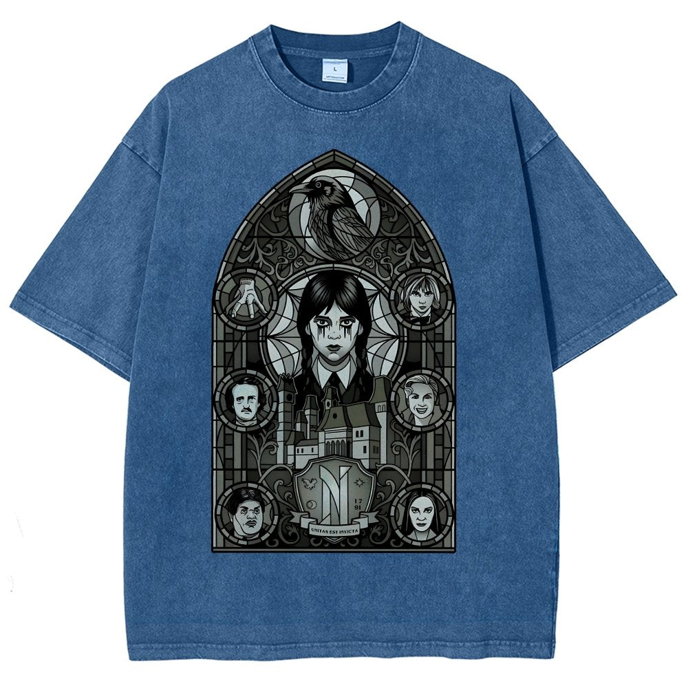 Stained Glass of Outcasts Vintage Distressed T-shirt