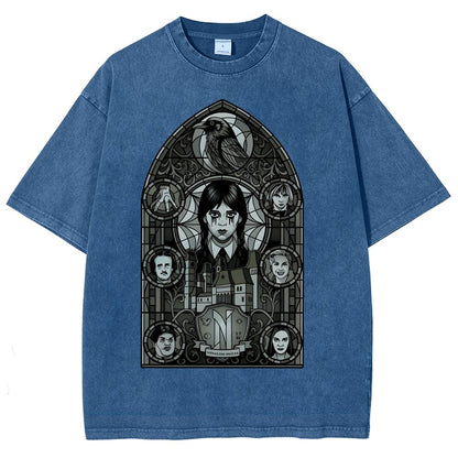 Stained Glass of Outcasts Vintage Distressed T-shirt