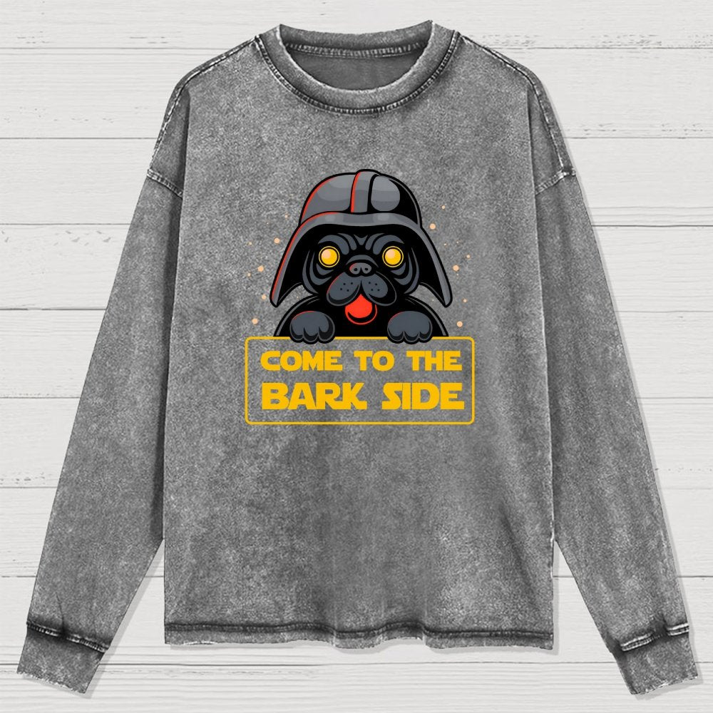 Come To The Howl Side Washed Long Sleeve Tee