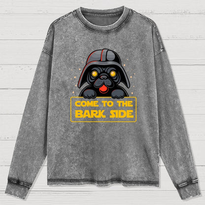 Come To The Howl Side Washed Long Sleeve Tee