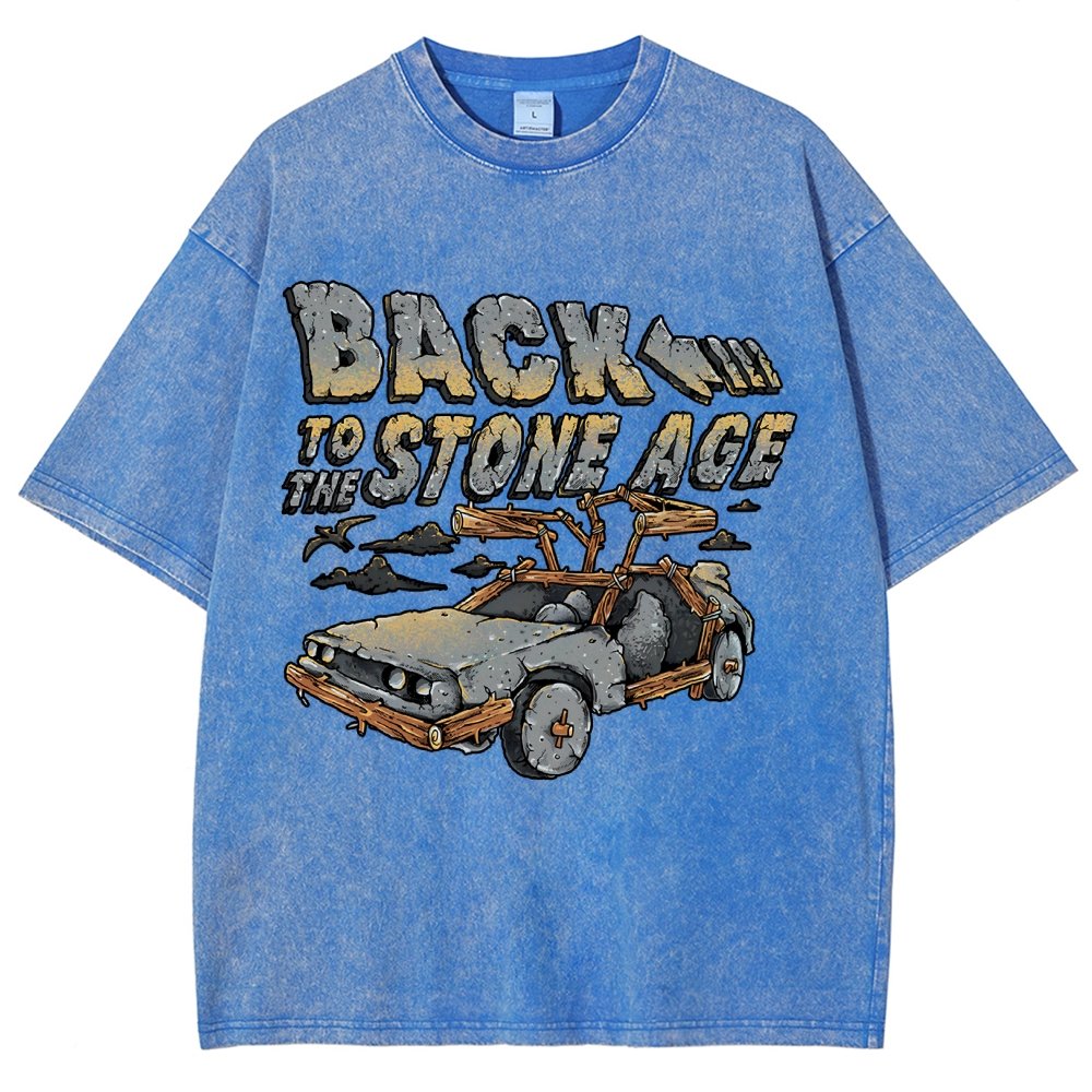 STONE AGE Vintage Distressed T-shirt