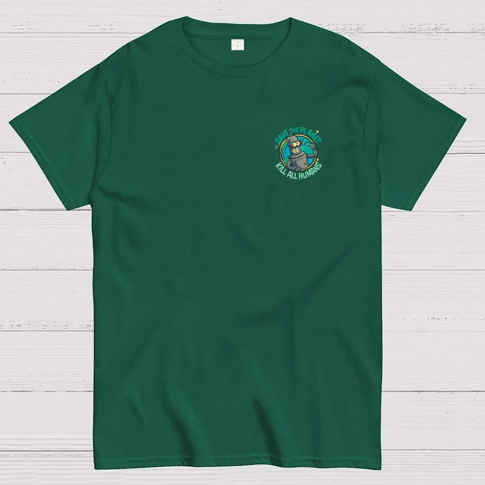 Yippee-Ki-Yay Front And Back Printing Geek T-Shirt