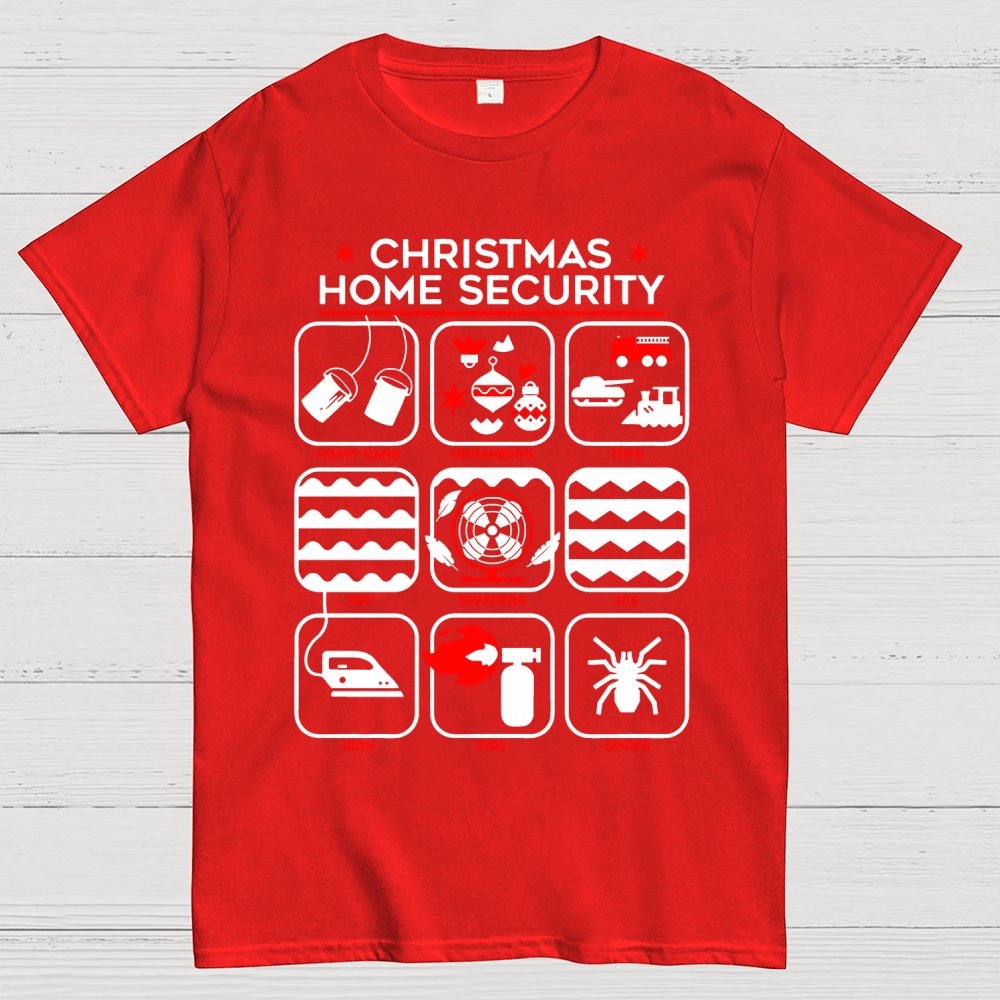 Christmas Home Security Geek T-Shirt