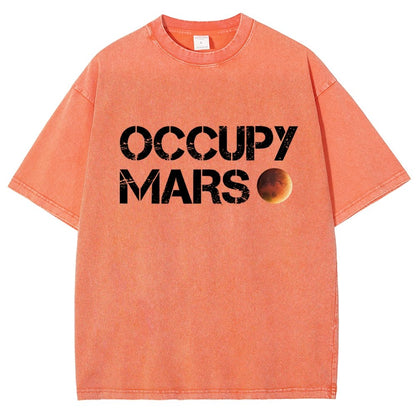 Occupy Mars Vintage Distressed T-shirt