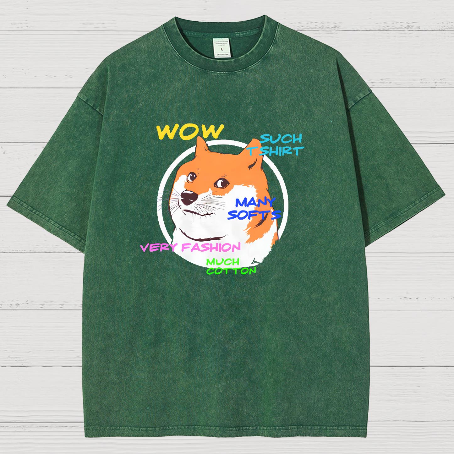 Doge Vintage Distressed T-shirt