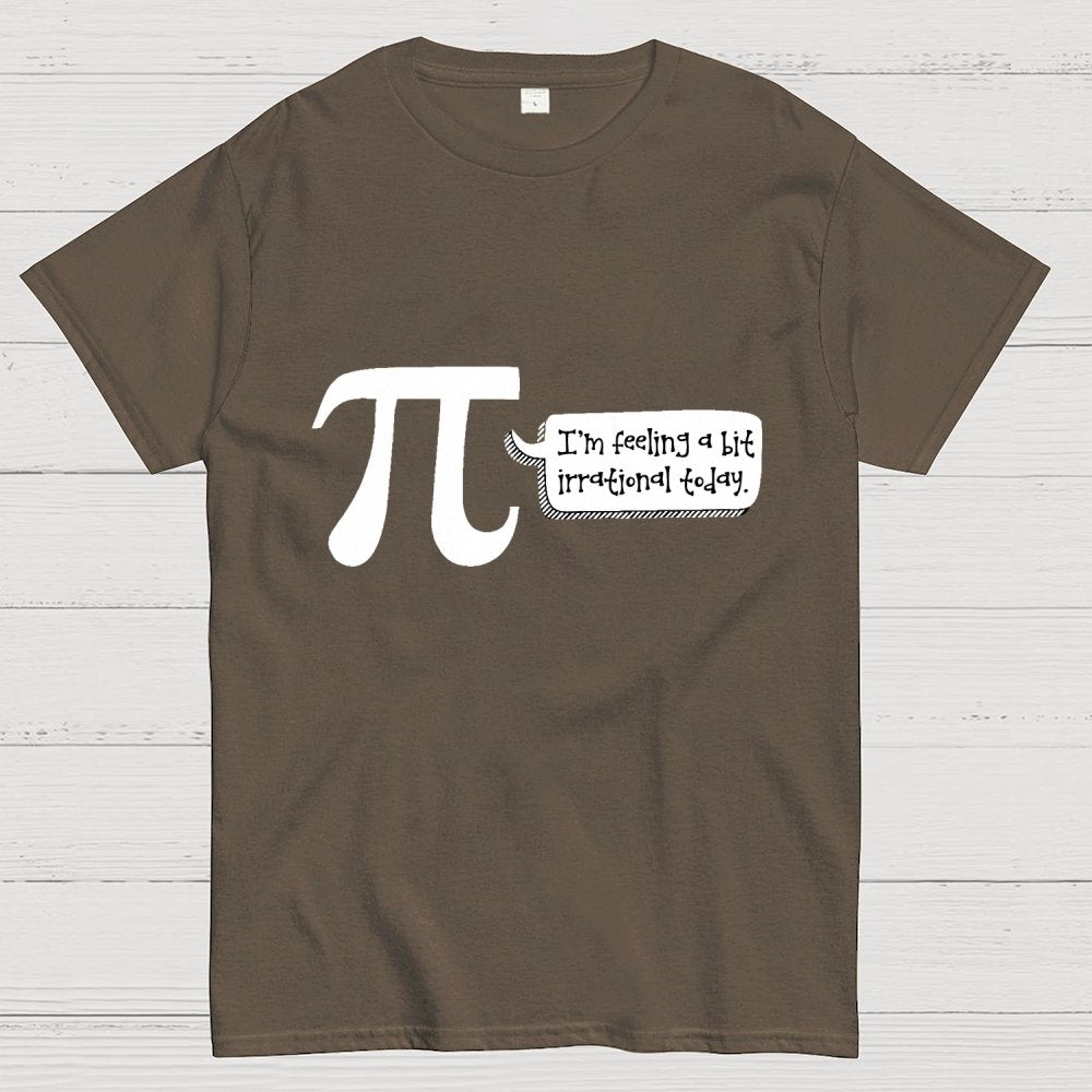 I'm Feeling A Bit Irrational Today Pi Day Unisex Geek T-Shirt