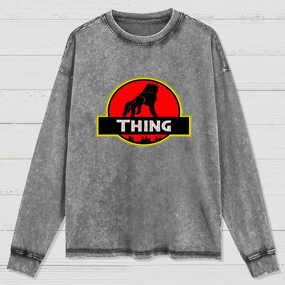 Thing Washed Long Sleeve Tee