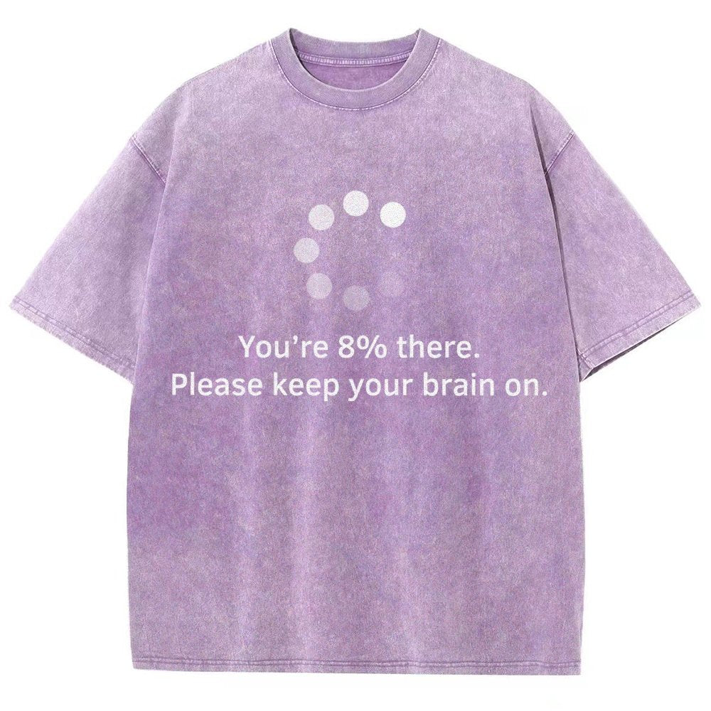 Brain Update Vintage Distressed T-shirt