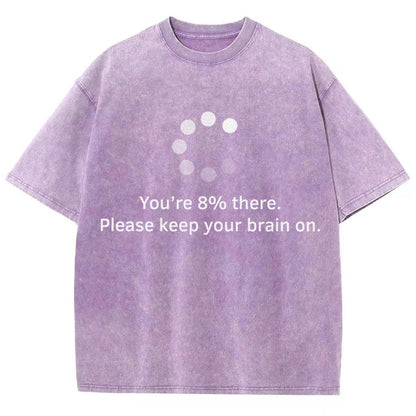 Brain Update Vintage Distressed T-shirt