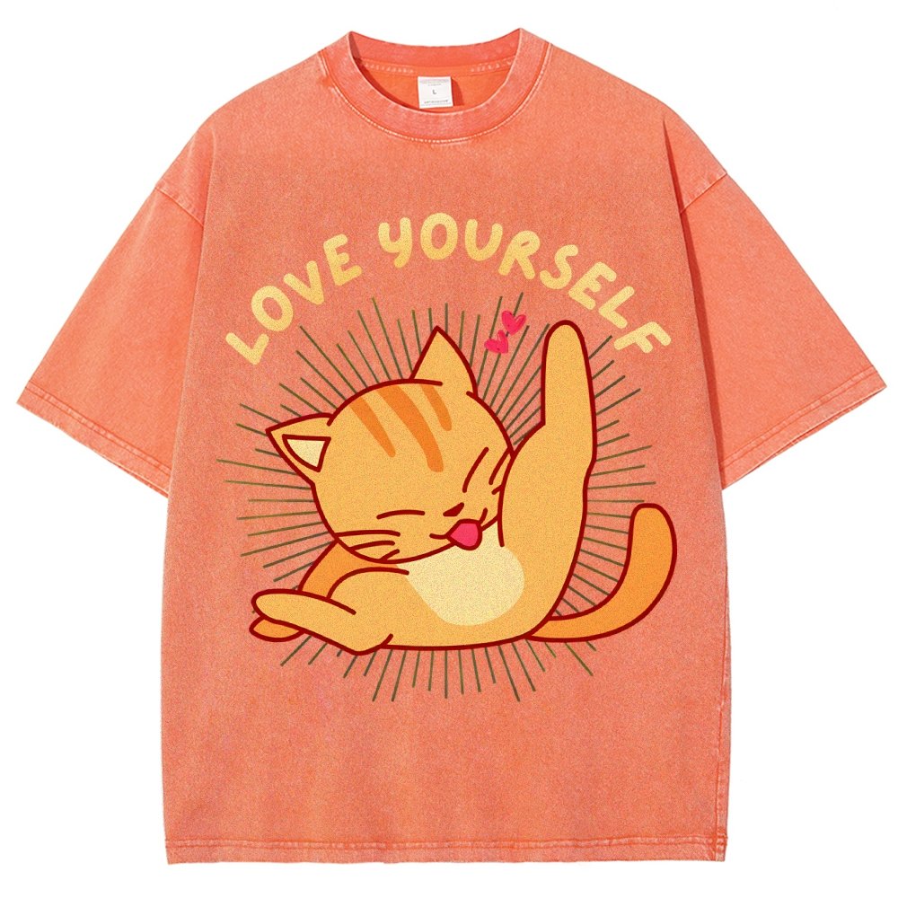 Love YourSelf Vintage Distressed T-shirt