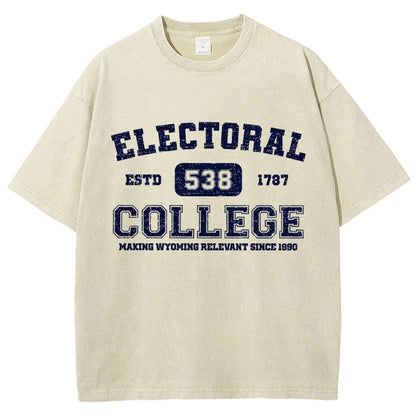 The Electoral College Vintage Distressed T-shirt