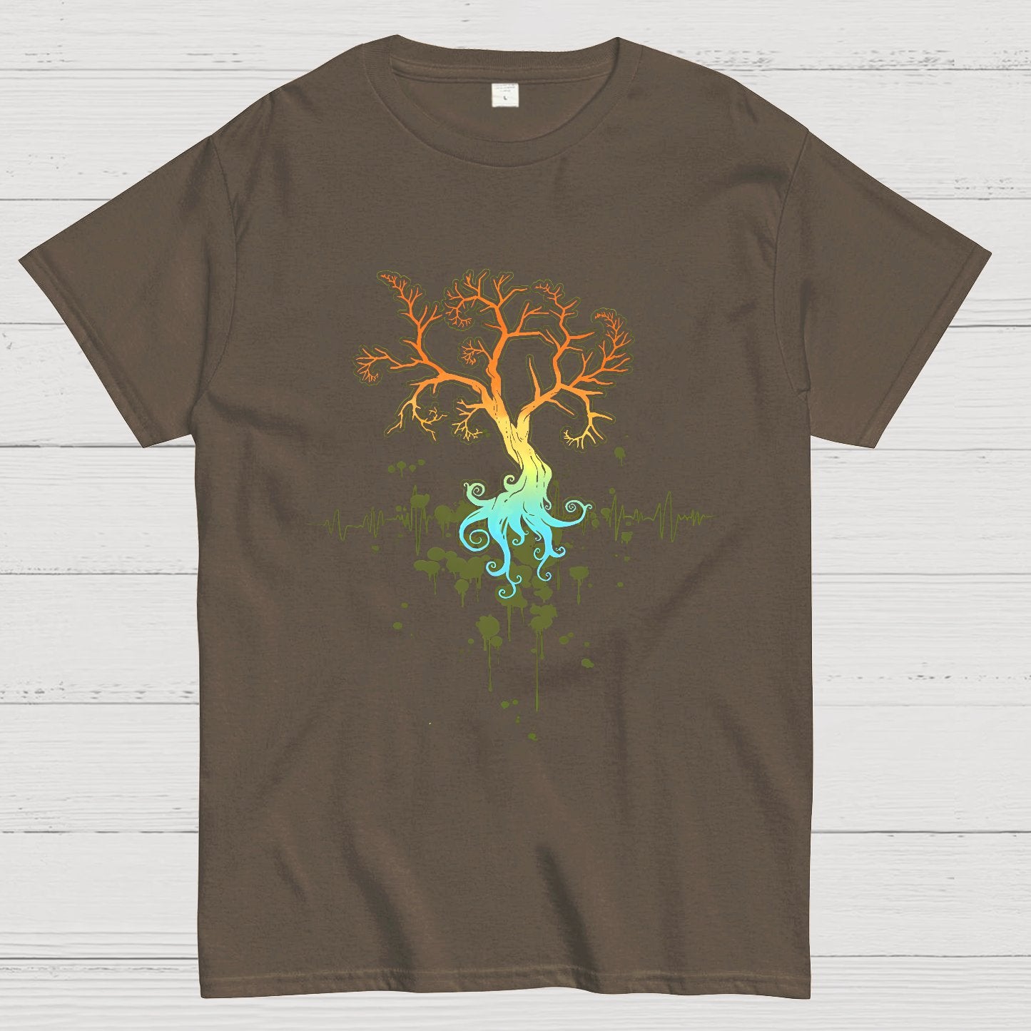Fractal Tree Nerdy T-Shirt
