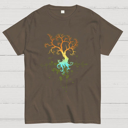 Fractal Tree Nerdy T-Shirt