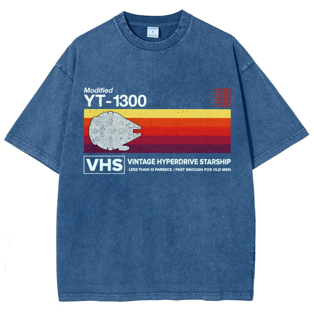 Vintage Hyperdrive Starship Vintage Distressed T-shirt