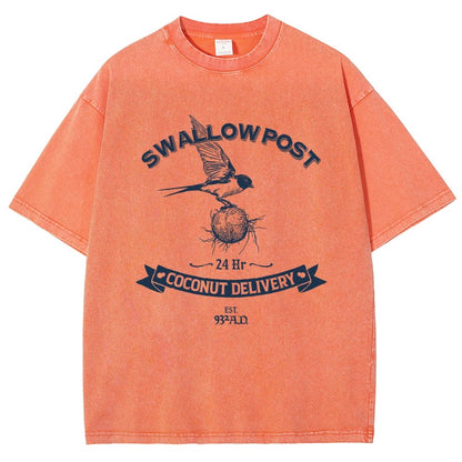 Swallow Post Vintage Distressed T-shirt