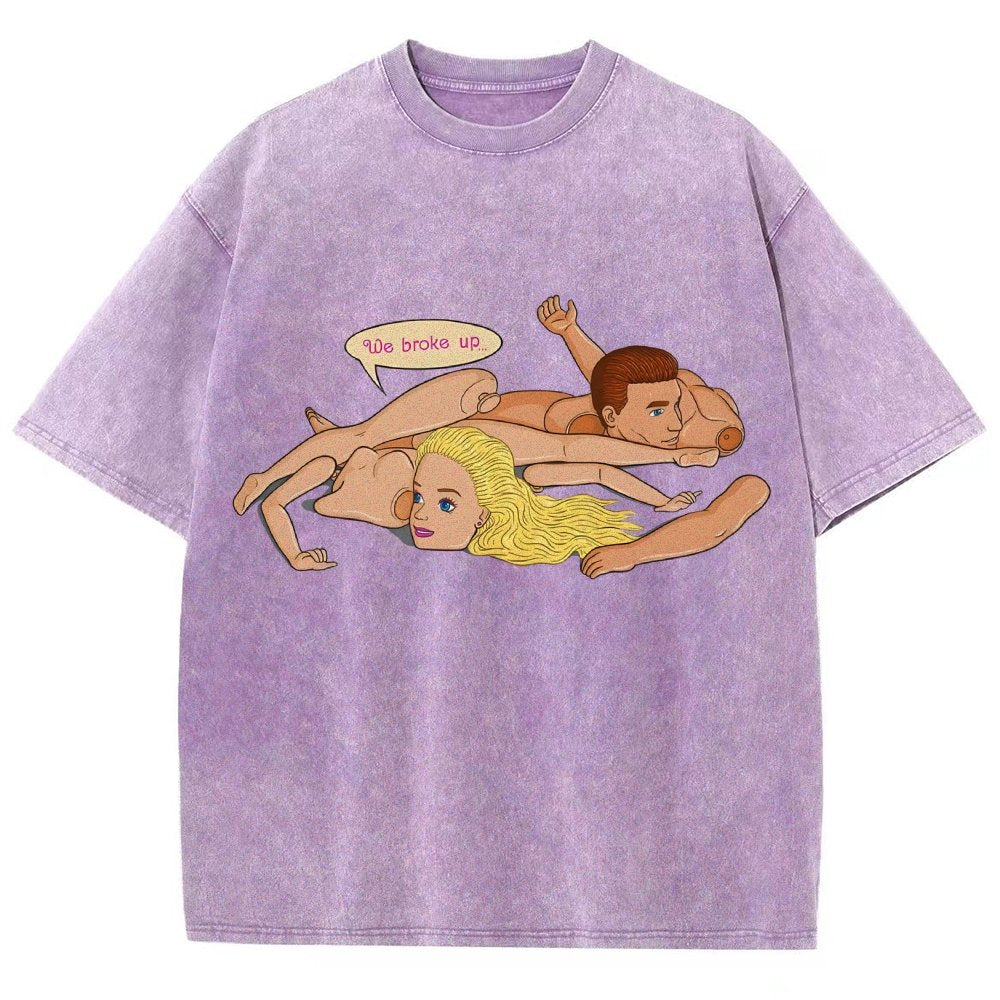 The Break up Vintage Distressed T-shirt