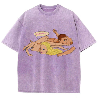 The Break up Vintage Distressed T-shirt