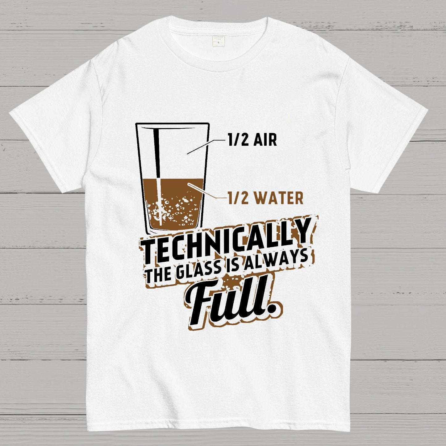 Technically the glass is always full Geeky T-Shirt