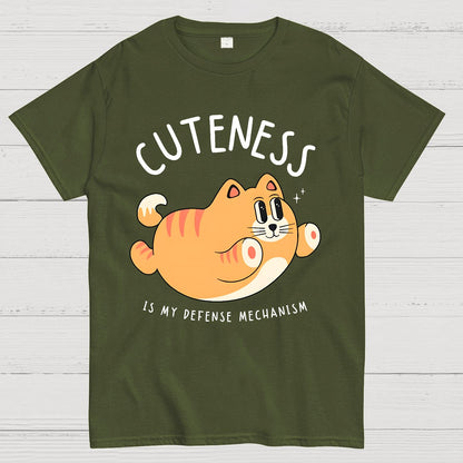 Cuteness is My Defense Mechanism Geek T-Shirt