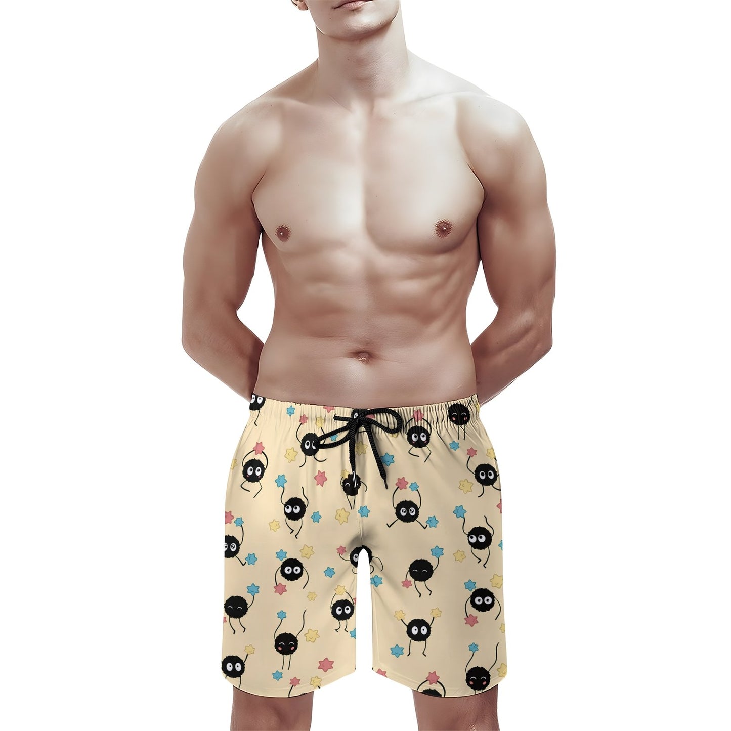 Cute Little Black Ball Geek Shorts