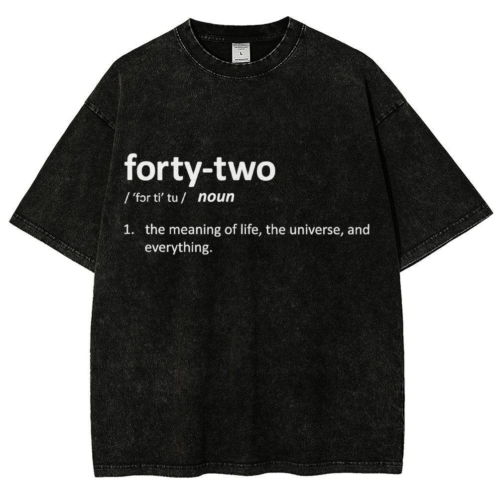 42 Definition Vintage Distressed T-shirt
