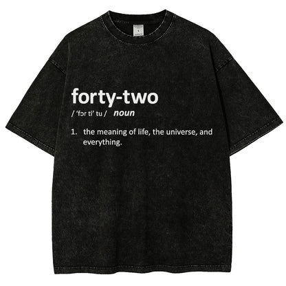 42 Definition Vintage Distressed T-shirt