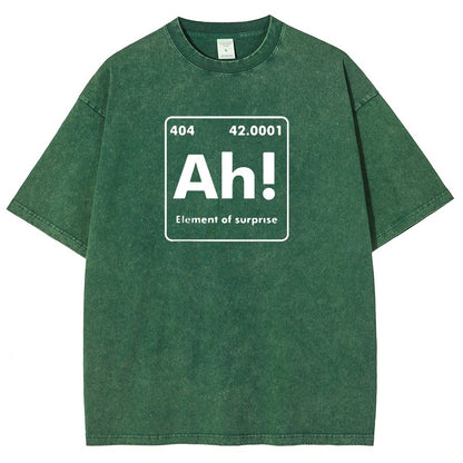 Ah! The Element Of Surprise Vintage Distressed T-shirt
