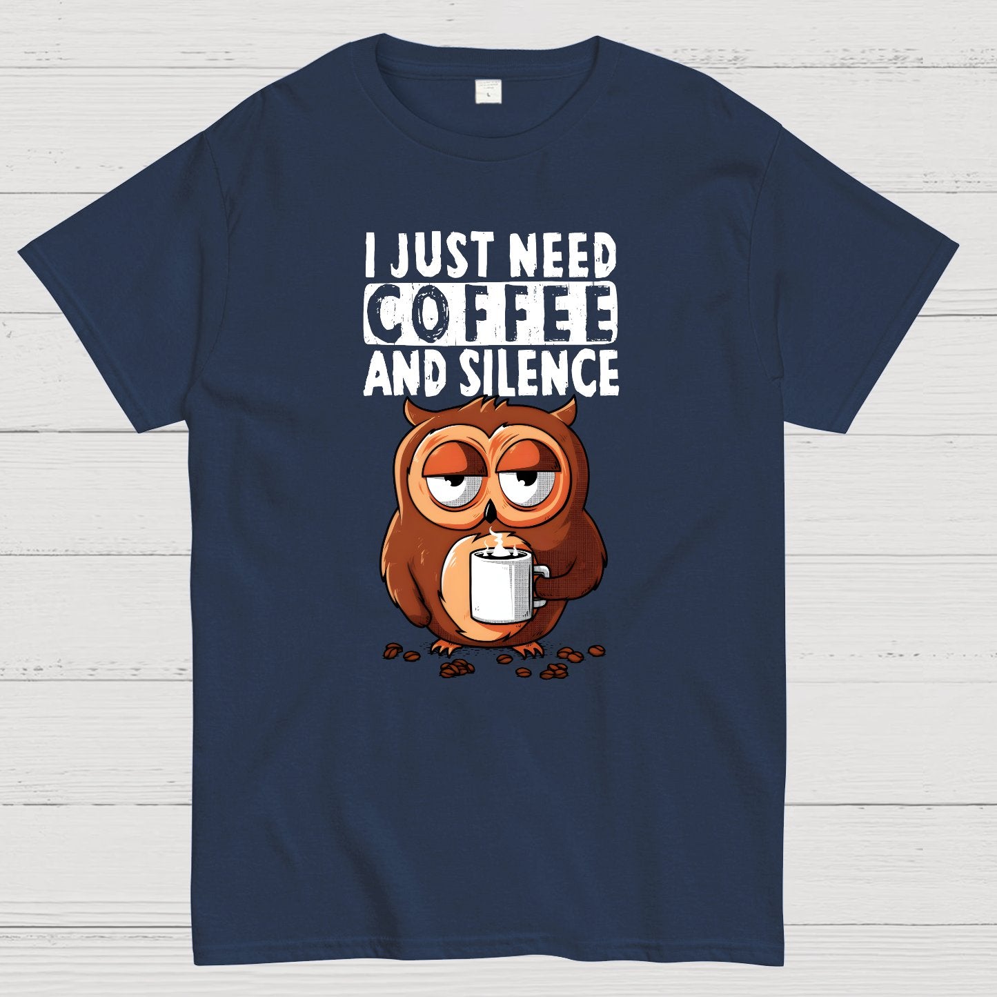 Coffee and Silence Geek T-Shirt
