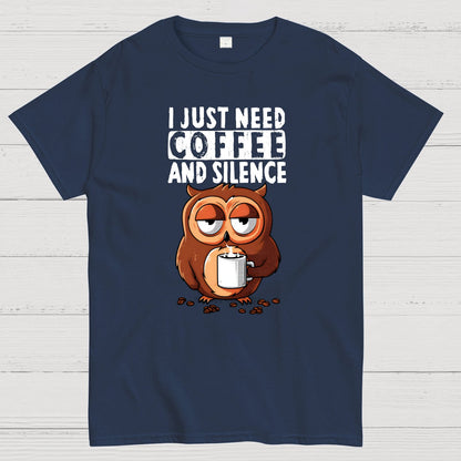 Coffee and Silence Geek T-Shirt