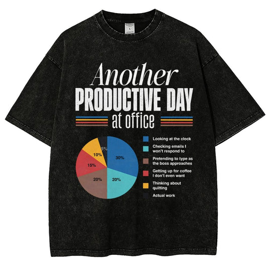 Another Productive Day Vintage Distressed T-shirt