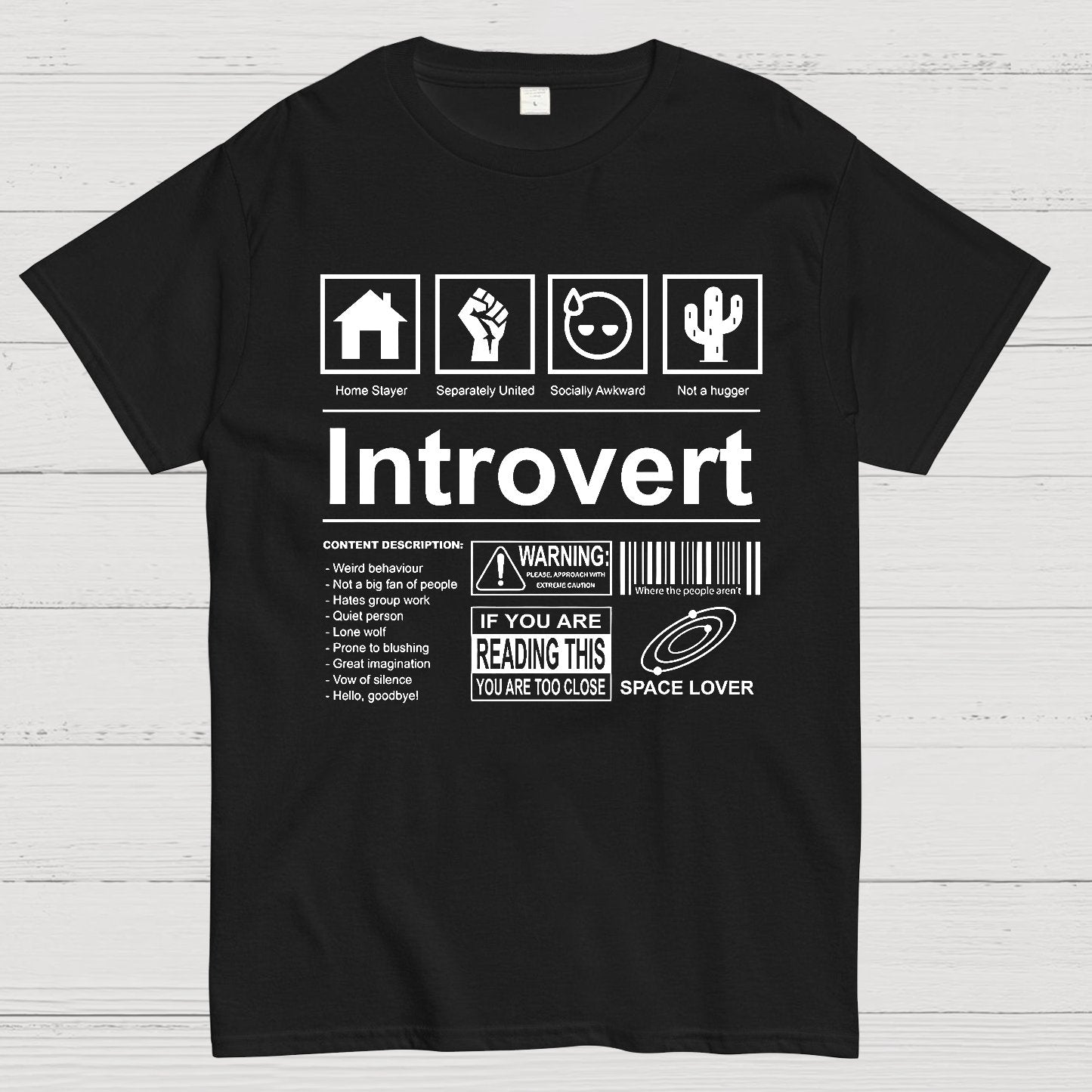 Introvert Label Geek T-Shirt