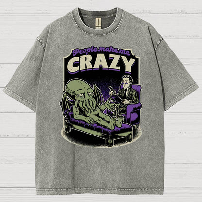 Lovecraft Cthulhu Therapy Vintage Distressed T-shirt