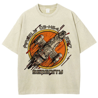 Space Explorer Vintage Distressed T-shirt