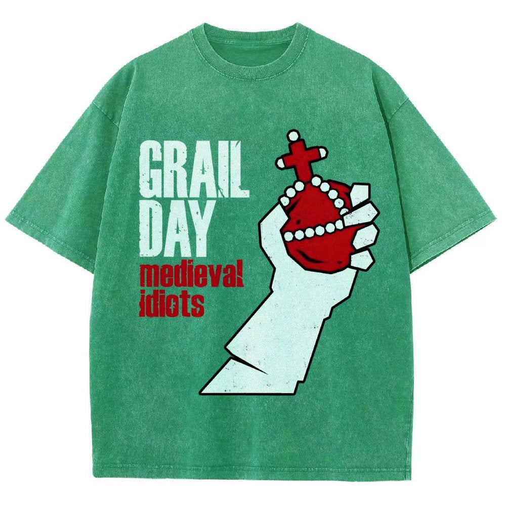 Medieval Idiots Vintage Distressed T-shirt