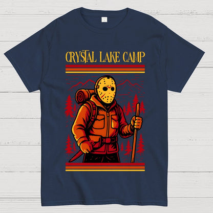 Retro Slasher Camping Halloween Unisex Geek T-Shirt