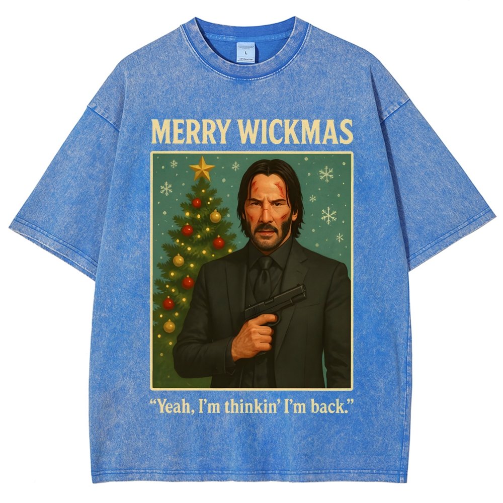 Merry Christmas Yeah, I'm Thinkin' I'm Back!  Vintage Distressed T-shirt