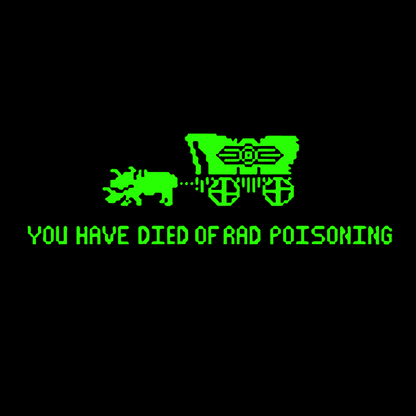 Oregon You Have Died Of Rad Poisoning Geeky T-Shirt