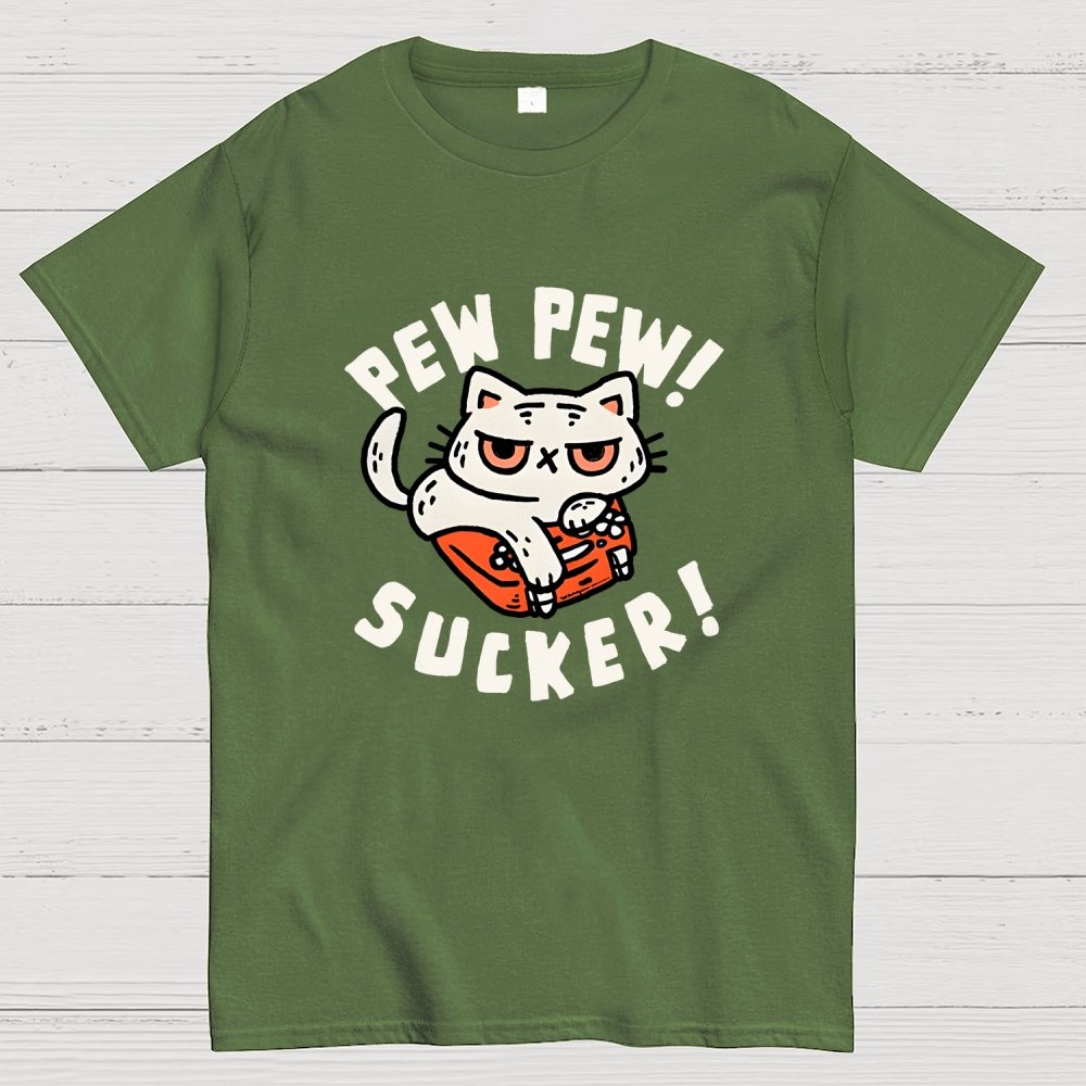 Pew Pew Sucker! Unisex Geek T-Shirt