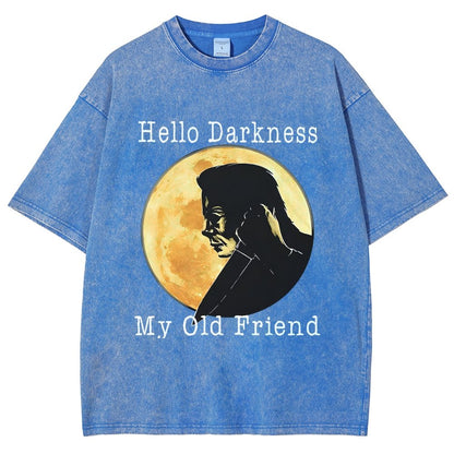 Hello Darkness My Old Friend Vintage Distressed T-shirt