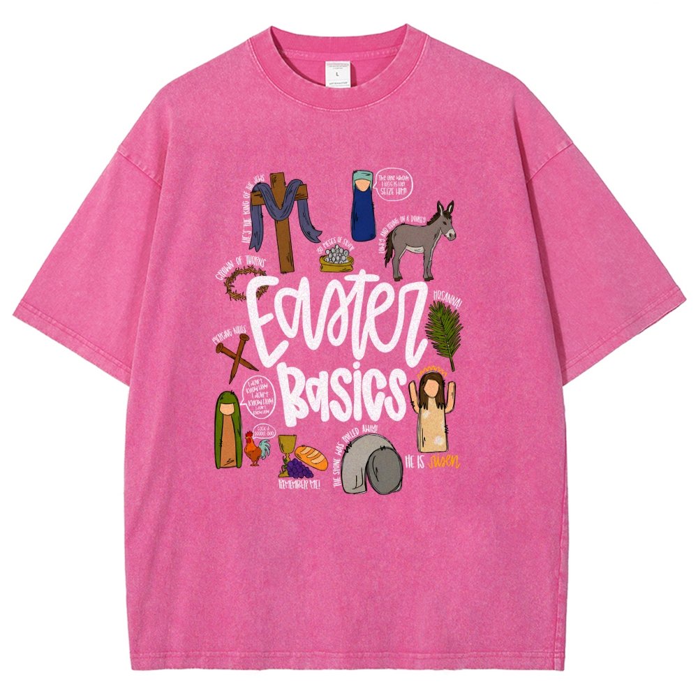 Easter Basics Vintage Distressed T-shirt