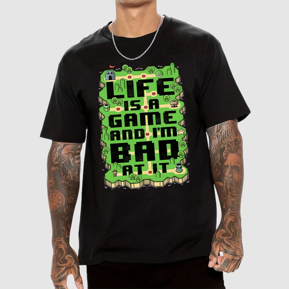 Vintage Game Map Joke Geek T-Shirt