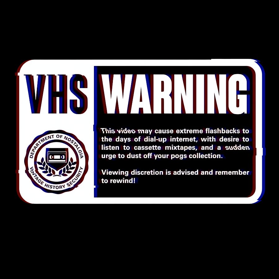 VHS Nostalgia Warning Buy Now Geek T-Shirt