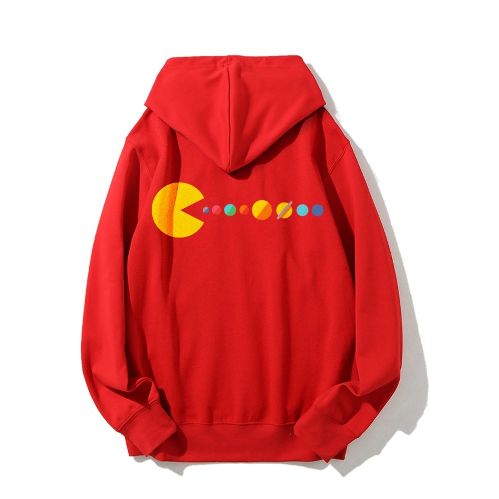 Mister Universe Printed Back Unisex Cotton Hoodie