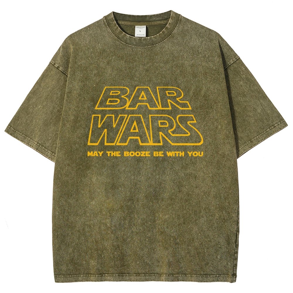 May The Booze Be With You Vintage Distressed T-shirt