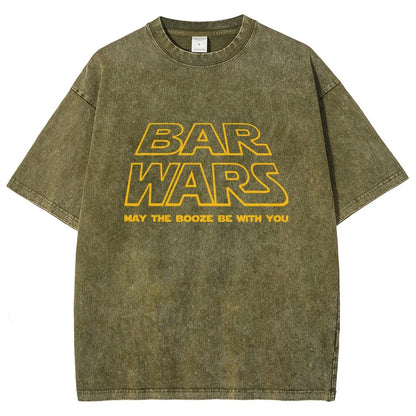 May The Booze Be With You Vintage Distressed T-shirt