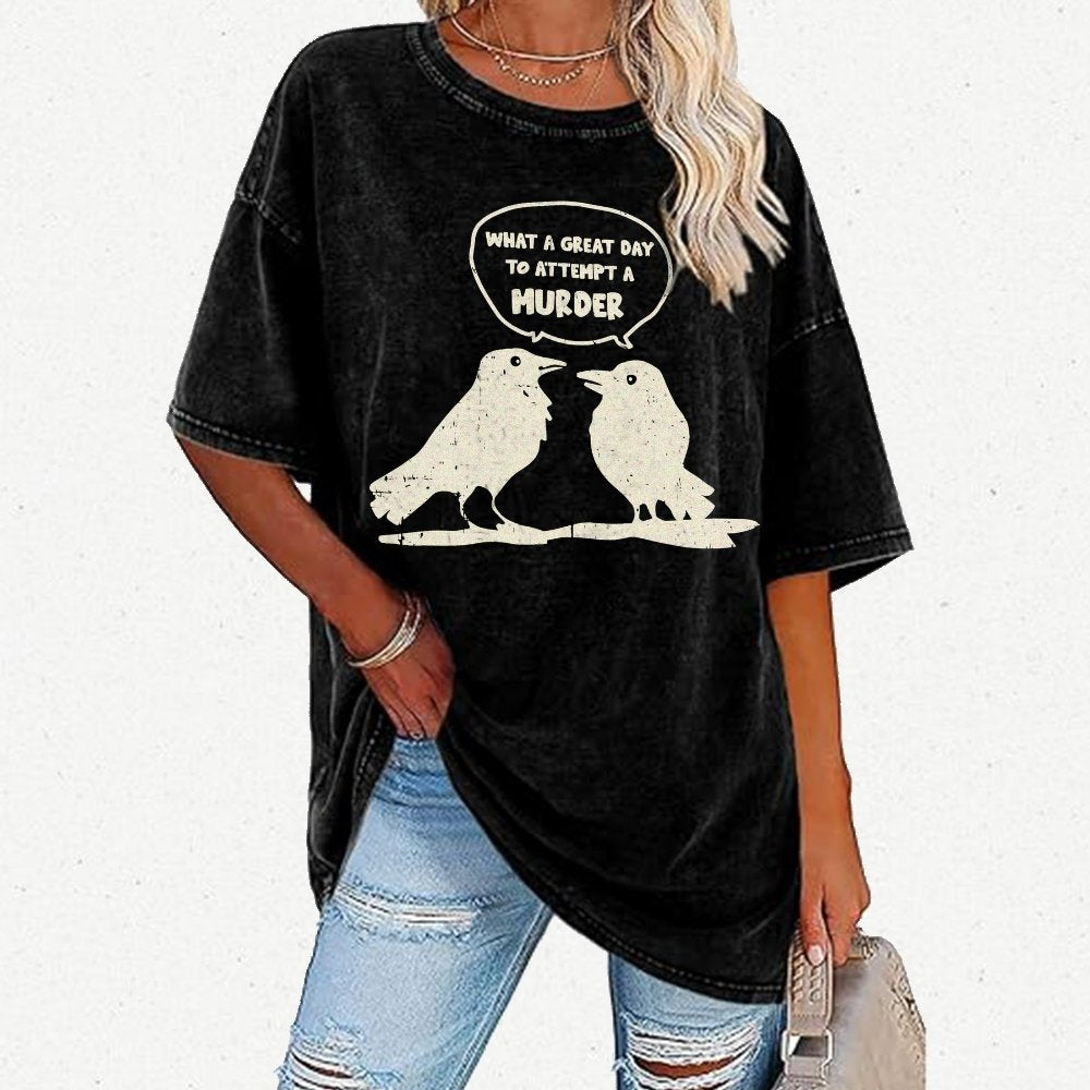 Attempted Murder Vintage Distressed T-shirt