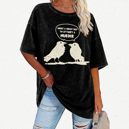 Attempted Murder Vintage Distressed T-shirt